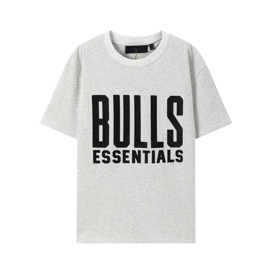 FEAR OF GODS ESSENTIALS NBA BULLS GREY TEE