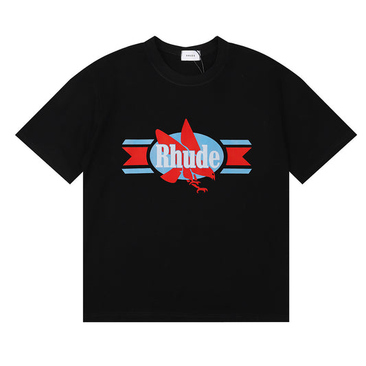 RHUDE CHEVRON EAGLE BLACK T-SHIRT