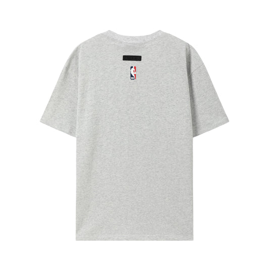 FEAR OF GODS ESSENTIALS NBA WOLVES GREY TEE