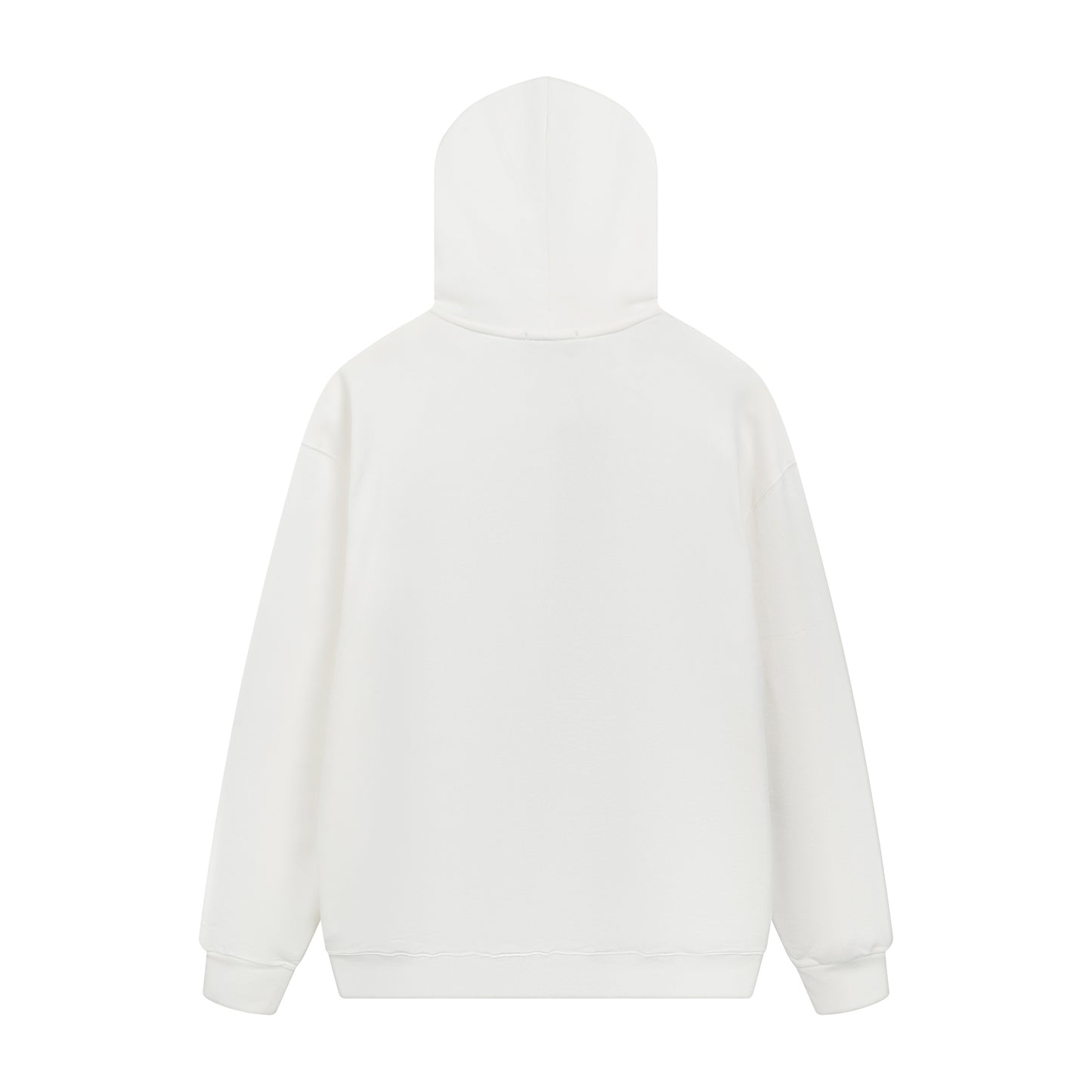 BALENCIAGA WHITE HOODIE PIXEL LOGO