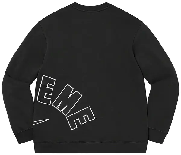 SUPREME X NIKE BLACK SWEATER