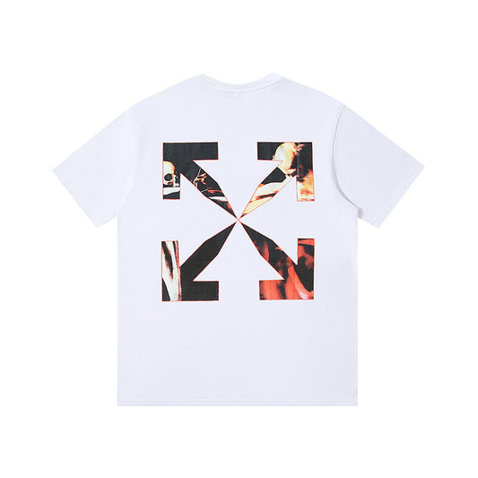 OFF WHITE CARAVAGGIO WHITE T-SHIRT