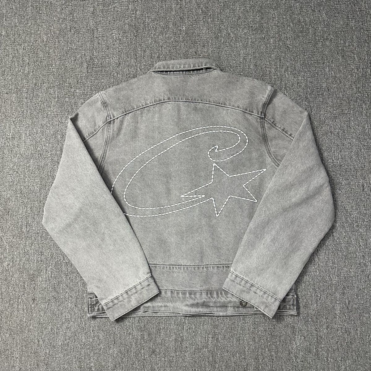 CORTEIZ GREY JEAN TRACKSUIT