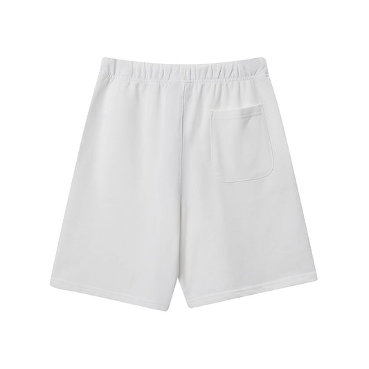 FEAR OF GODS ESSENTIALS WHITE SS20 SHORTS