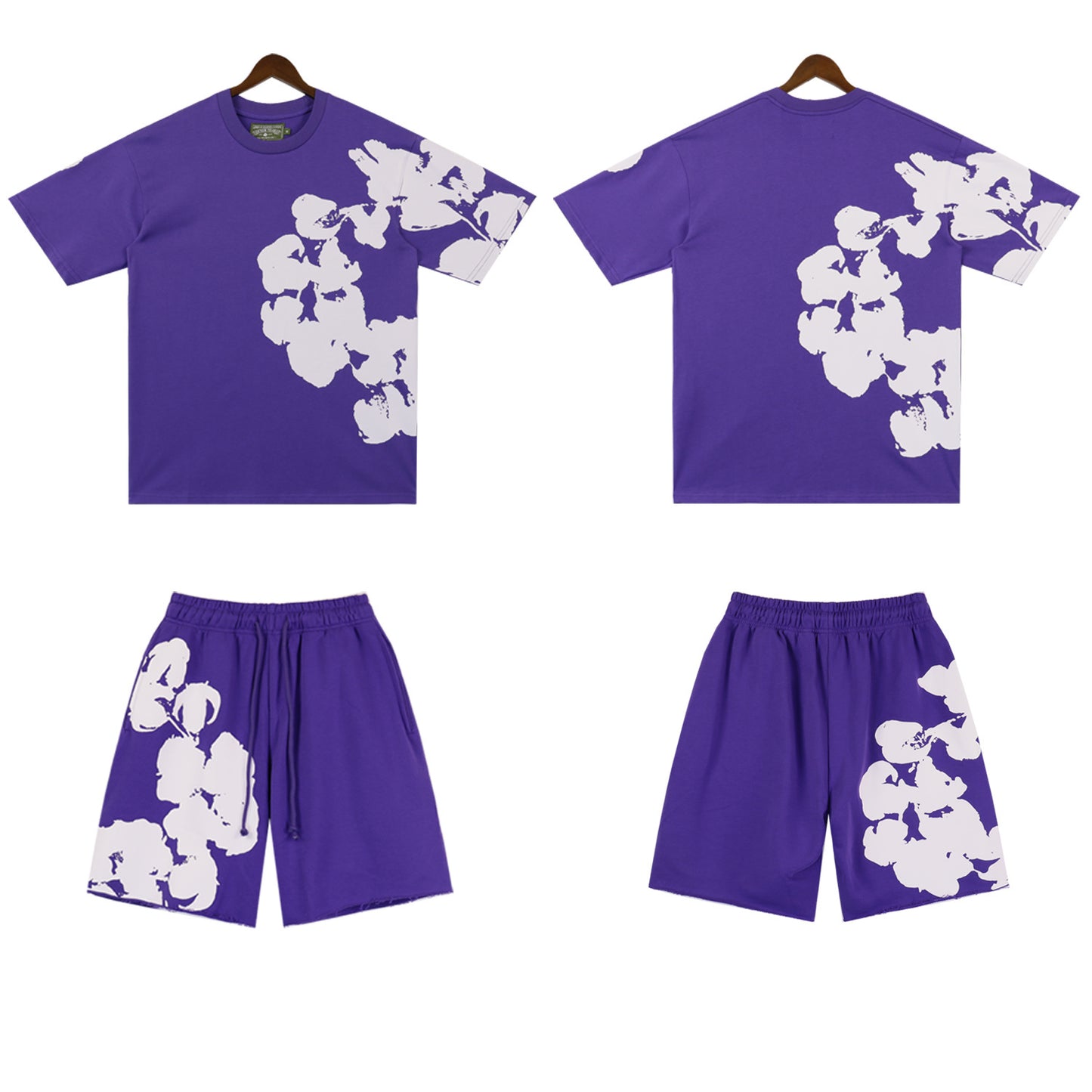 DENIM TEARS PURPLE TRACKSUIT BIG COTTON WREATH