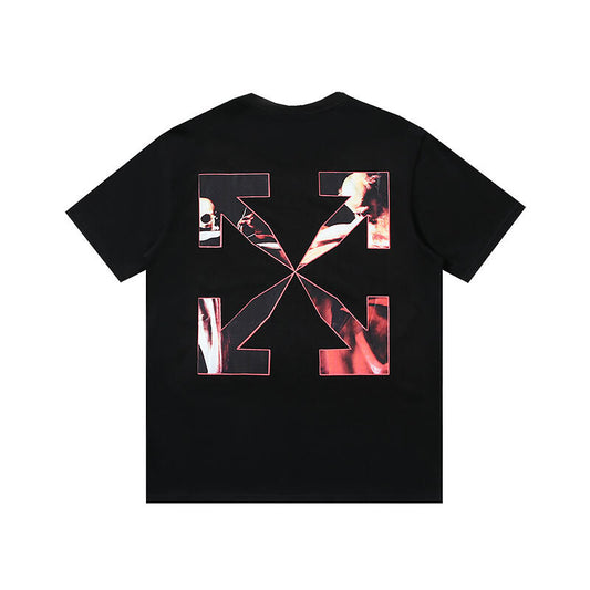 OFF WHITE CARAVAGGIO BLACK T-SHIRT