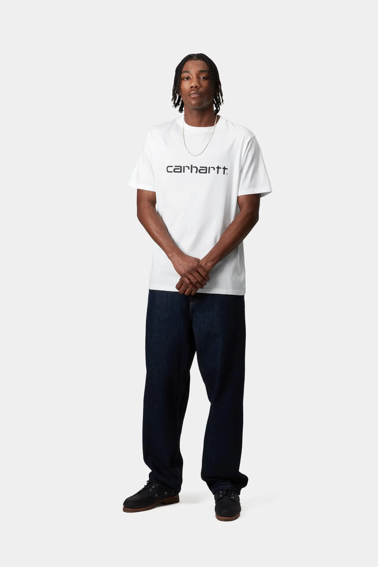 CARHARTT BASIC WHITE T-SHIRT