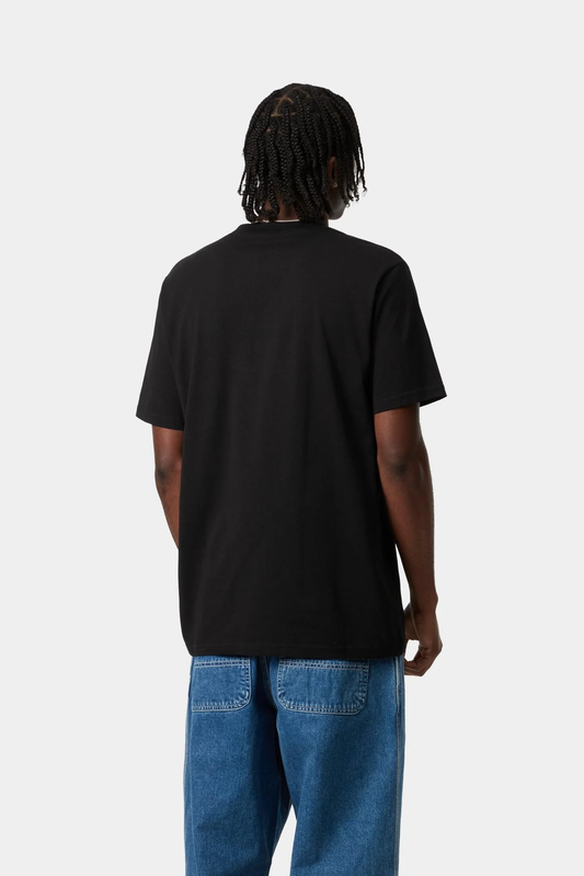 CARHARTT WIP BLACK AND GREEN TEE