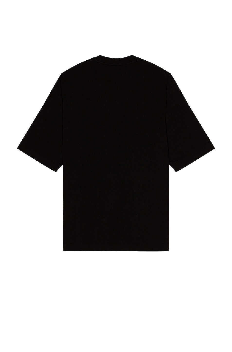 OFF WHITE SLANTED LOGO BLACK T-SHIRT