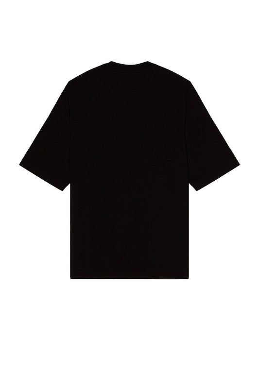 OFF WHITE SLANTED LOGO BLACK T-SHIRT