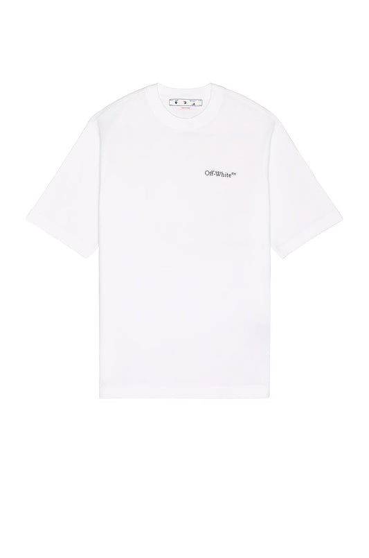 OFF WHITE CARAVAGGIO THE CROWING WITH TORNS WHITE T-SHIRT