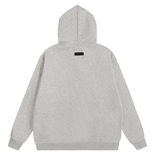 FEAR OF GODS ESSENTIALS CLOUD DANCER GREY HOODIE