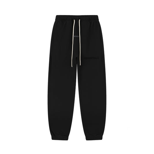 FEAR OF GODS ESSENTIALS BLACK DRAWSTRING SWEATPANT