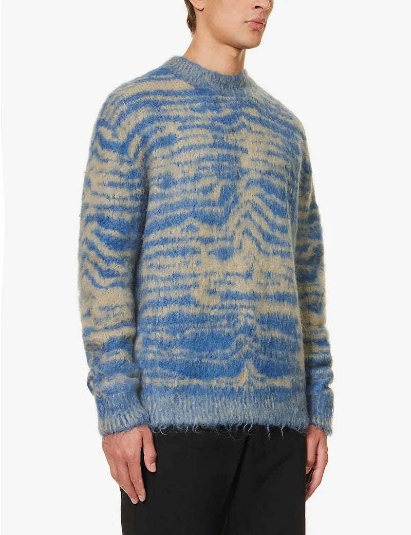 ACNE STUDIOS JACQUARD CREWNECK SWEATER