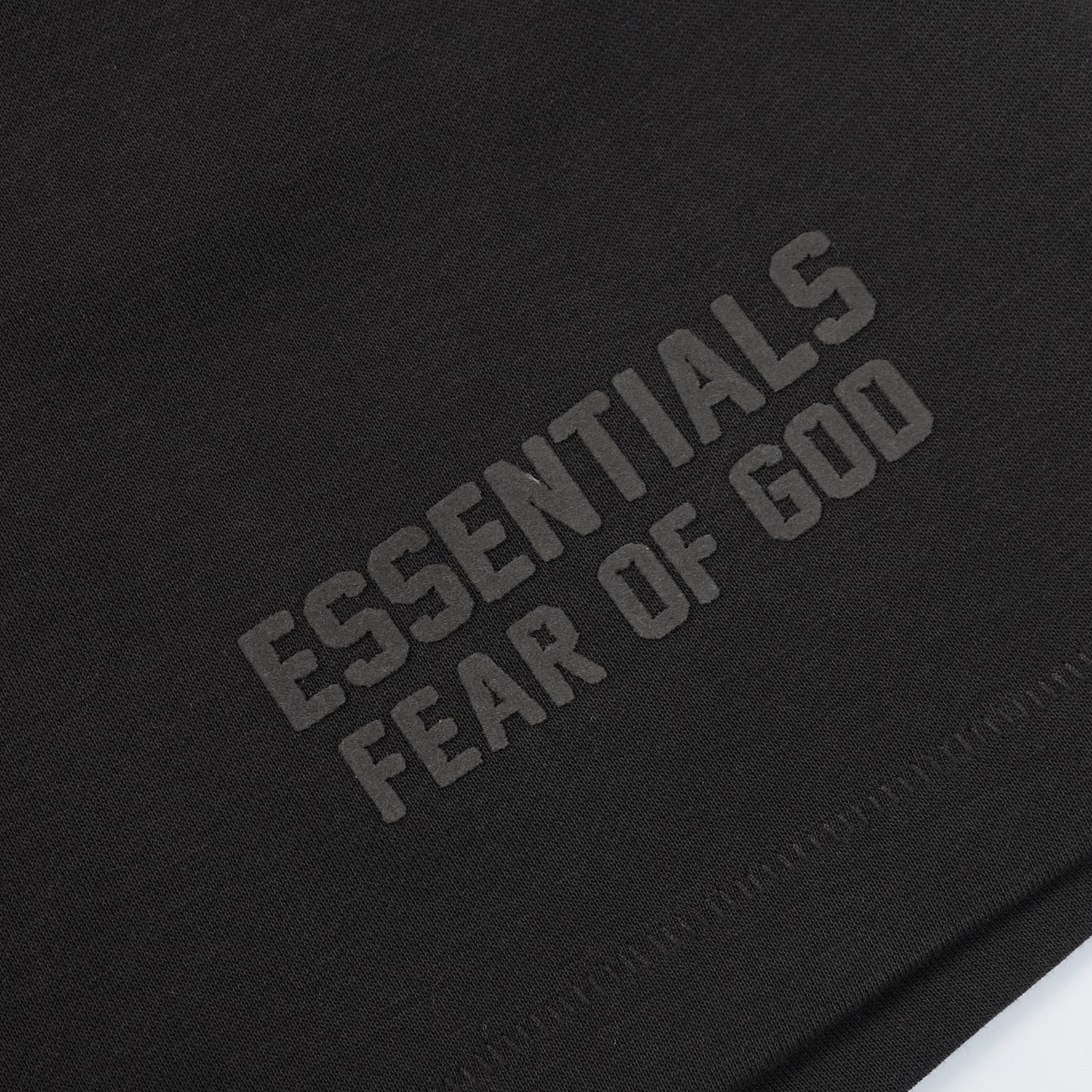 FEAR OF GODS ESSENTIALS BASIC BLACK SHORT