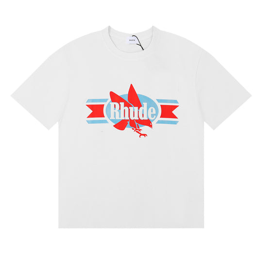 RHUDE CHEVRON EAGLE WHITE T-SHIRT