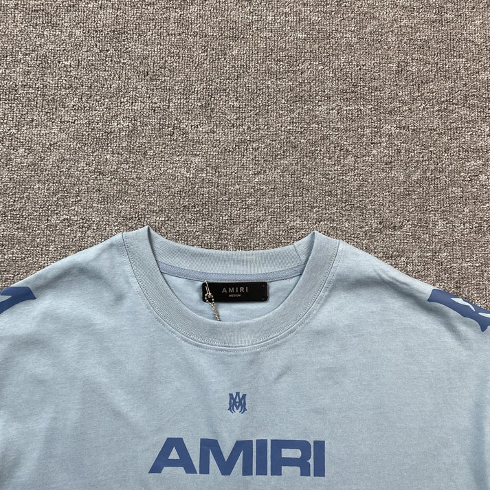 AMIRI 22 SKATER BLUE T-SHIRT