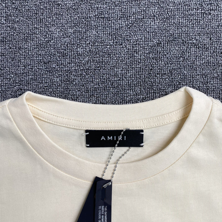 AMIRI CRYSTAL LOUNGE WHITE T-SHIRT
