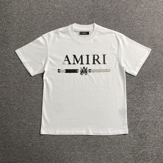 AMIRI MA BAR LOGO WHITE T-SHIRT