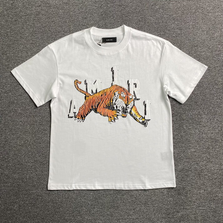AMIRI VINTAGE TIGER WHITE T-SHIRT