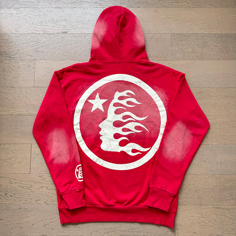 HELLSTAR UNIFORM RED HOODIE