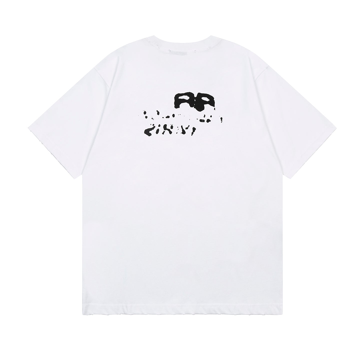 BALENCIAGA HAND DROWN WHITE T-SHIRT