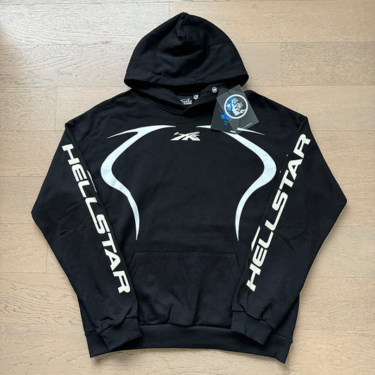 HELLSTAR WARM UP BLACK HOODIE