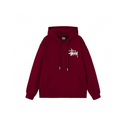 STUSSY CALIFORNIA GROWN RED HOODIE