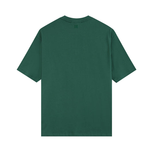 AMI PARIS BASIC GREEN T-SHIRT