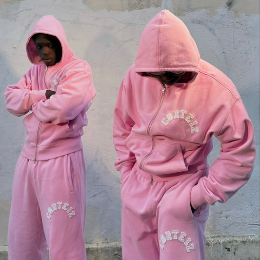 CORTEIZ COLLY ARCH PINK TRACKSUIT