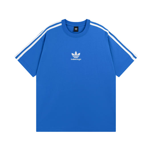 BALENCIAGA X ADIDAS BLUE T-SHIRT SS22