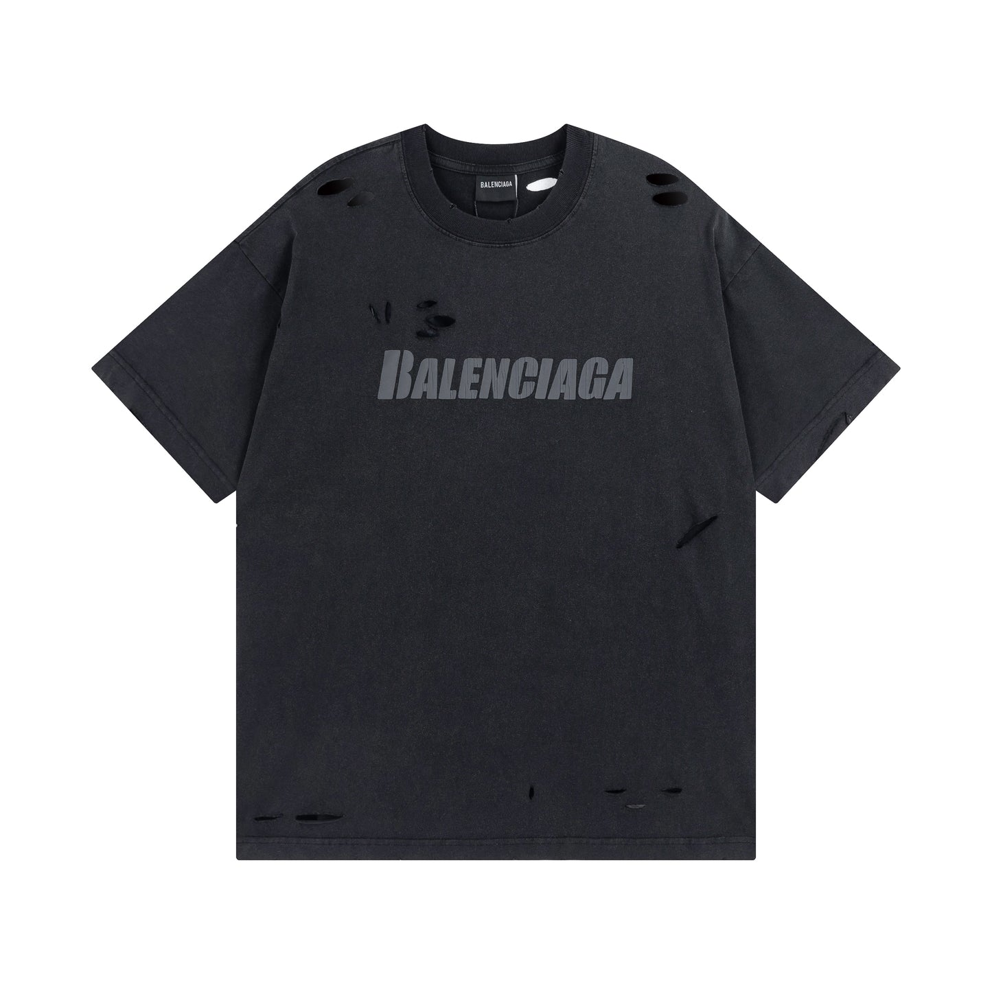 BALENCIAGA DISTRASSED TRASHED LOGO