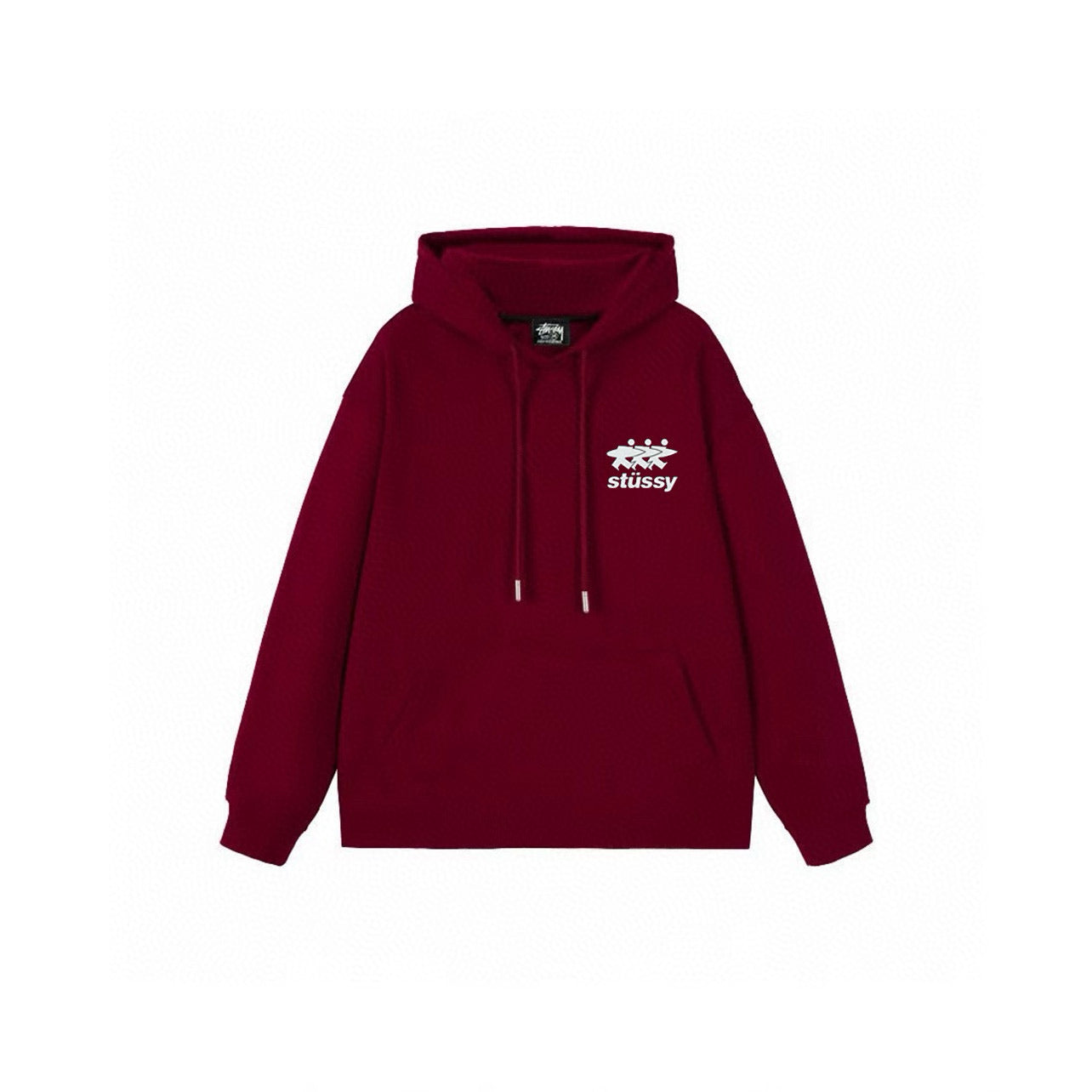 STUSSY SURFWALK RED HOODIE