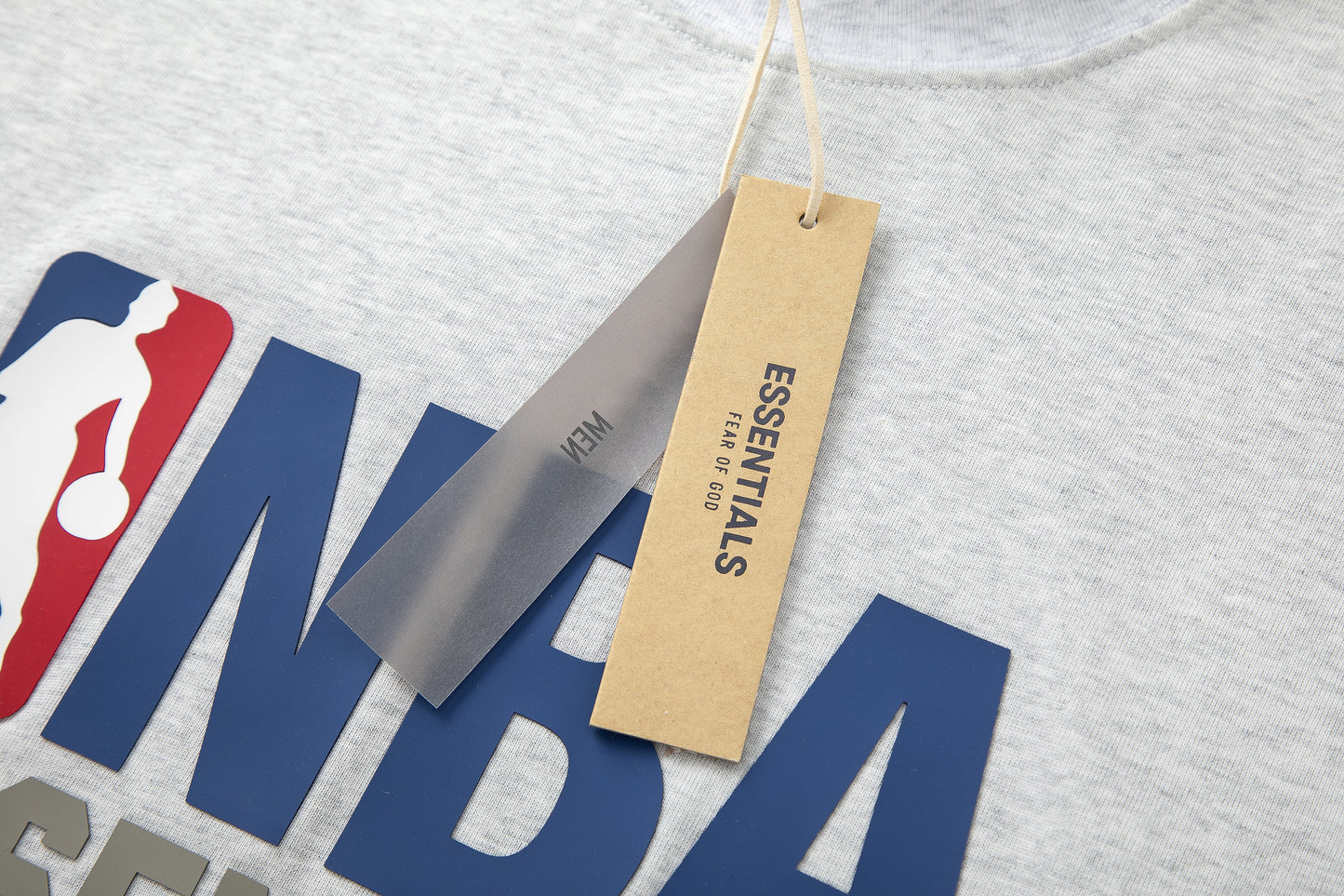 FEAR OF GODS ESSENTIALS NBA GREY TEE