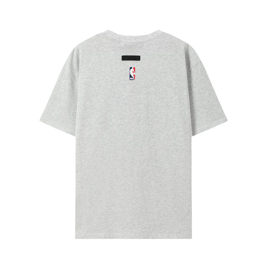 FEAR OF GODS ESSENTIALS NBA LAKERS GREY TEE