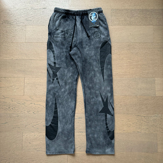 HELLSTAR FULL WASHED GREY PANTS