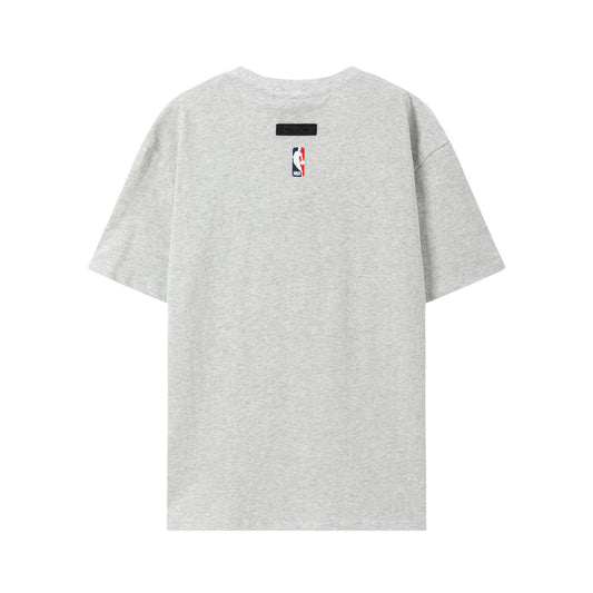 FEAR OF GODS ESSENTIALS NBA HEAT GREY TEE