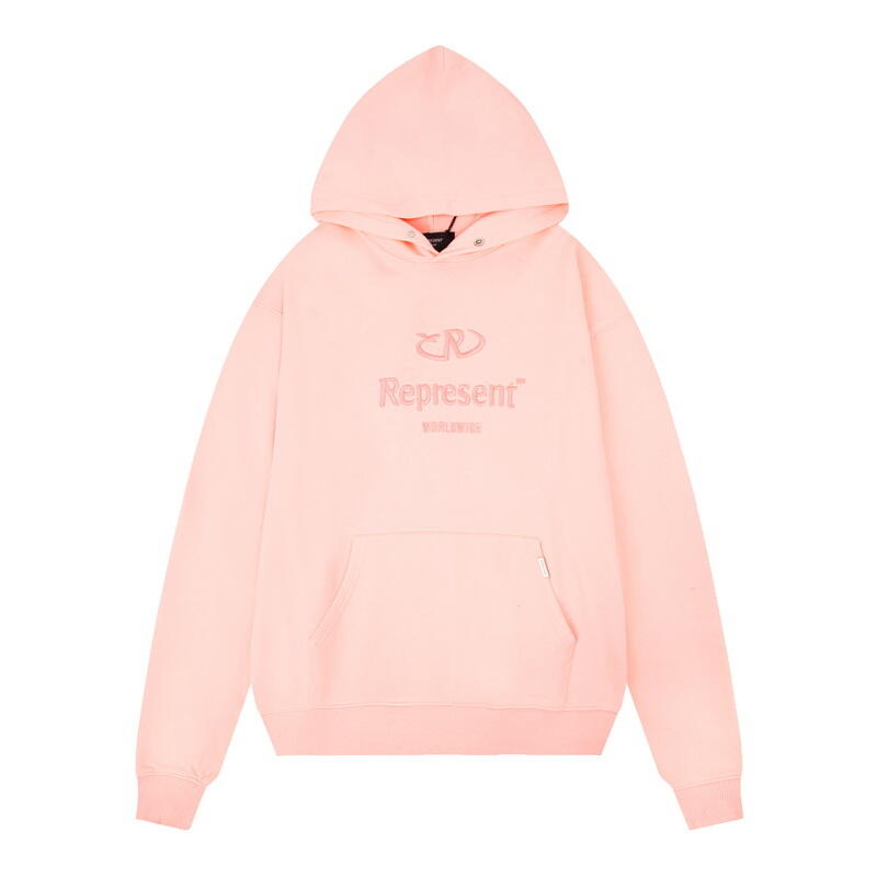 REPRESENT WORLWIDE SALMON HOODIE