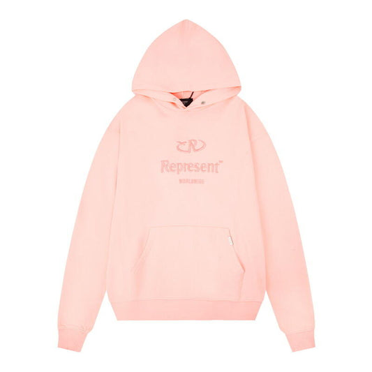 REPRESENT WORLWIDE SALMON HOODIE