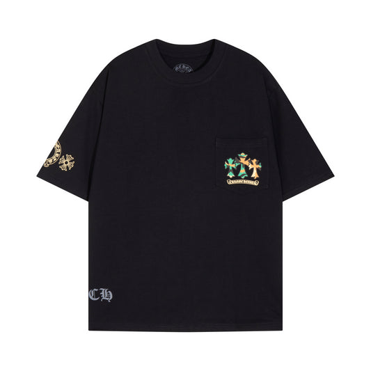 CHROME HEARTS CEMENTERY BLACK T-SHIRT