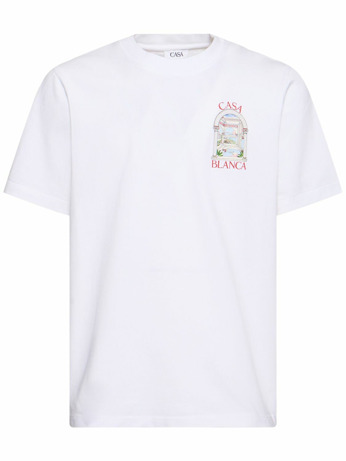 CASABLANCA LE PASSAGE WHITE T-SHIRT