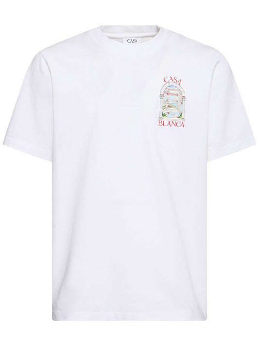 CASABLANCA LE PASSAGE WHITE T-SHIRT
