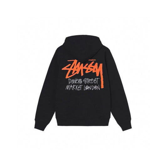 STUSSY DOVER STREET BLACK HOODIE