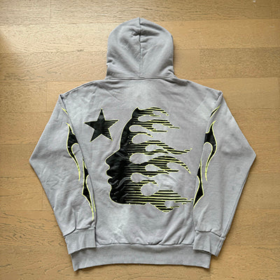 HELLSTAR SPORTS CORE LOGO GREY HOODIE