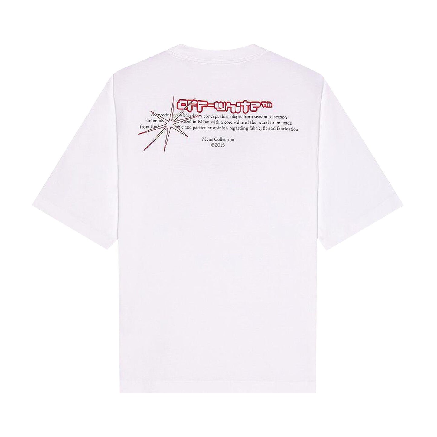 OFF WHITE MIRKO ARTIST WHITE T-SHIRT
