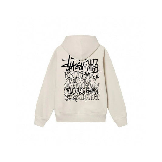 STUSSY CALIFORNIA GROWN BEIGE HOODIE