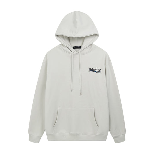 BALENCIAGA BASIC LINE WHITE  HOODIE