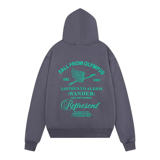 REPRESENT OLYMPUS DARK GREY HOODIE