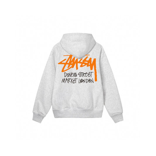 STUSSY DOVER STREET GREY HOODIE