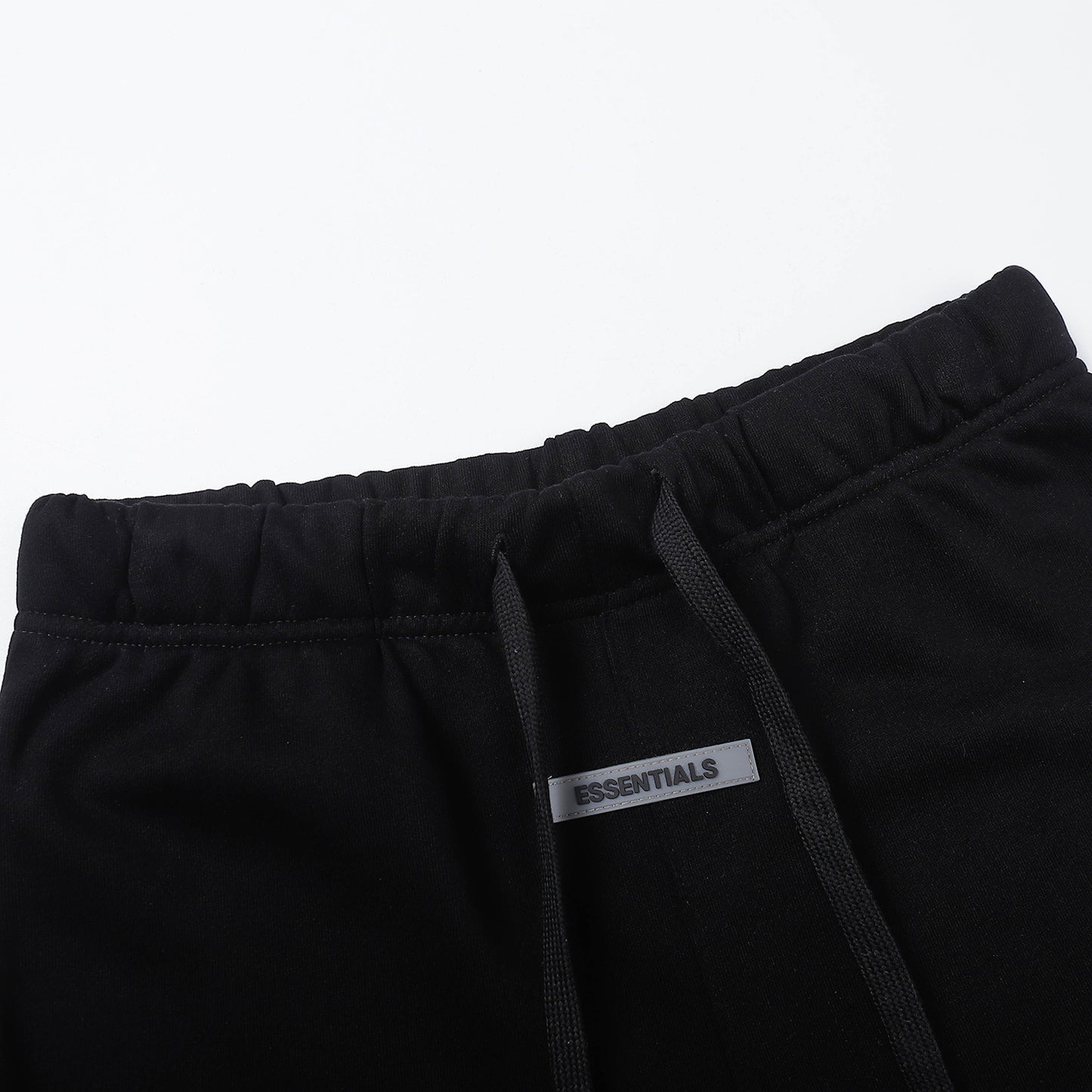 FEAR OF GODS ESSENTIALS BLACK SS20 SHORTS
